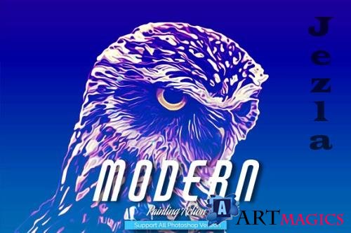 Modern Painting Art Photoshop Action 5750978