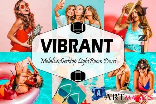 10 Vibrant Mobile & Desktop Lightroom Presets, color pop LR - 729640