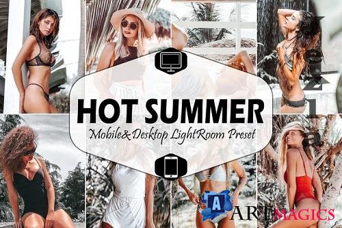 10 Hot Summer Mobile & Desktop Lightroom Presets, beauty LR - 744286