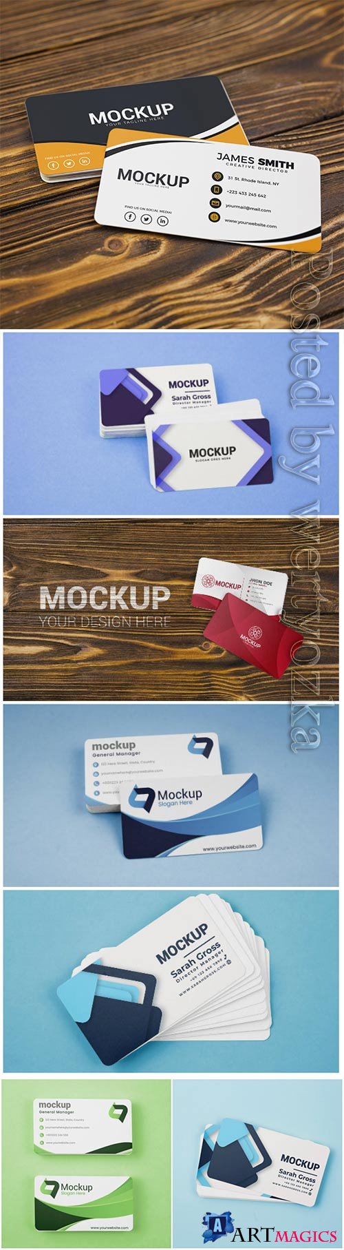 Business cards mock-up