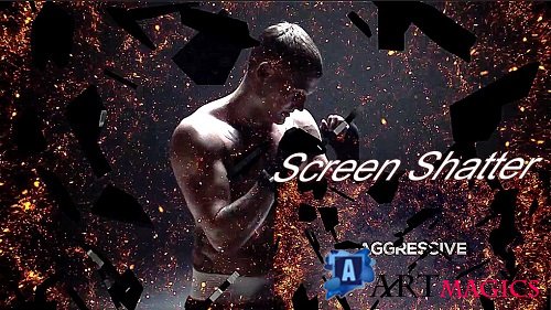 Screen Shatter Aggressive Trailer - Project for After Effects