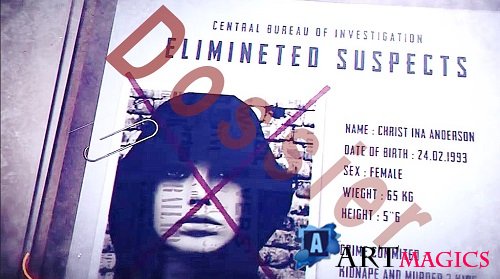 Dossier Crime - Project for After Effects