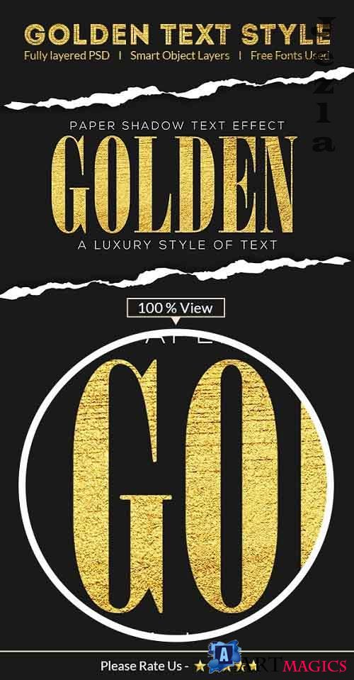 Golden Text Effect 28675080