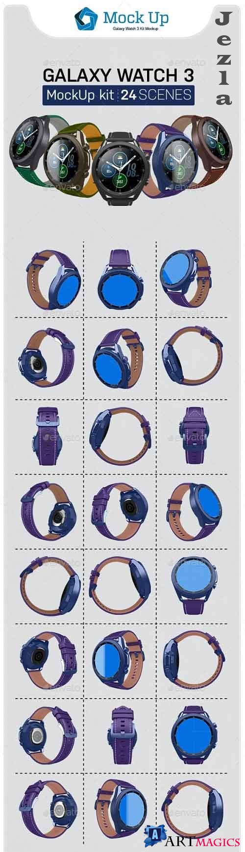GraphicRiver - Smart Watch 3 Kit 28844265