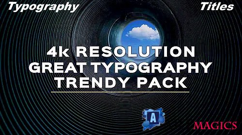 Typography Titles 560 - Project for After Effects