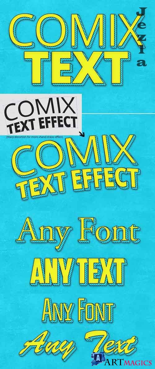 Cartoon Comic Style Text Effect 388824220