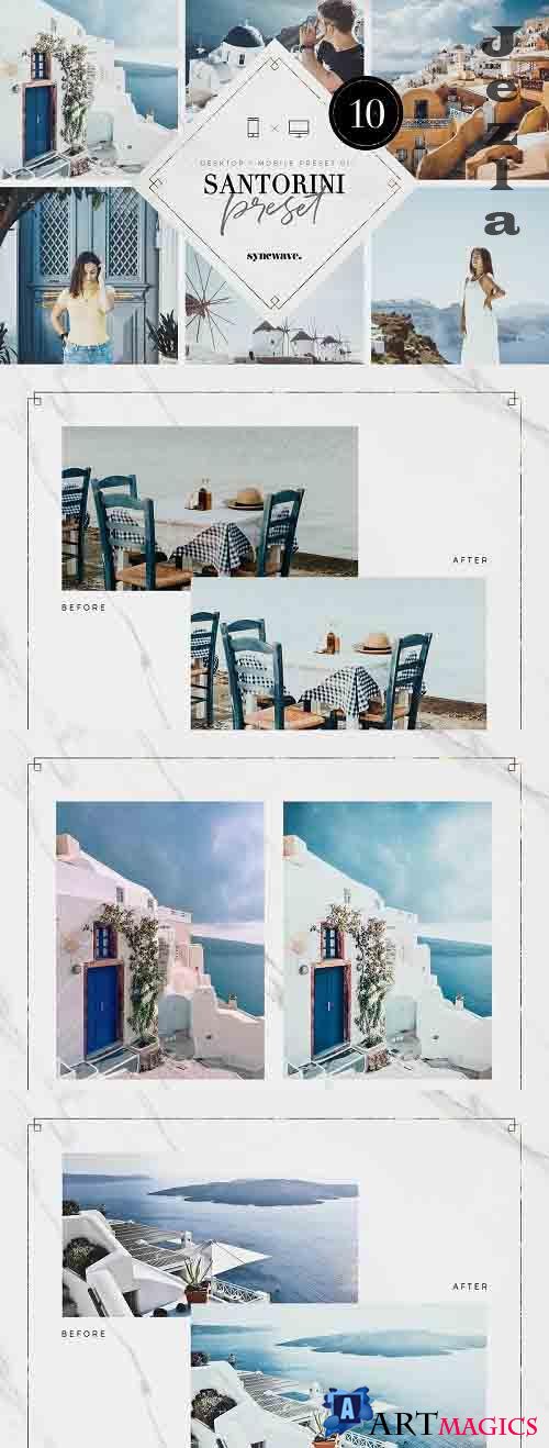 CreativeMarket - Santorini Lightroom Presets Bundle 5251203