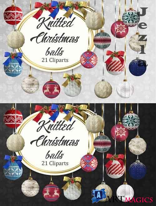Knitted Christmas Baubles - 1046660