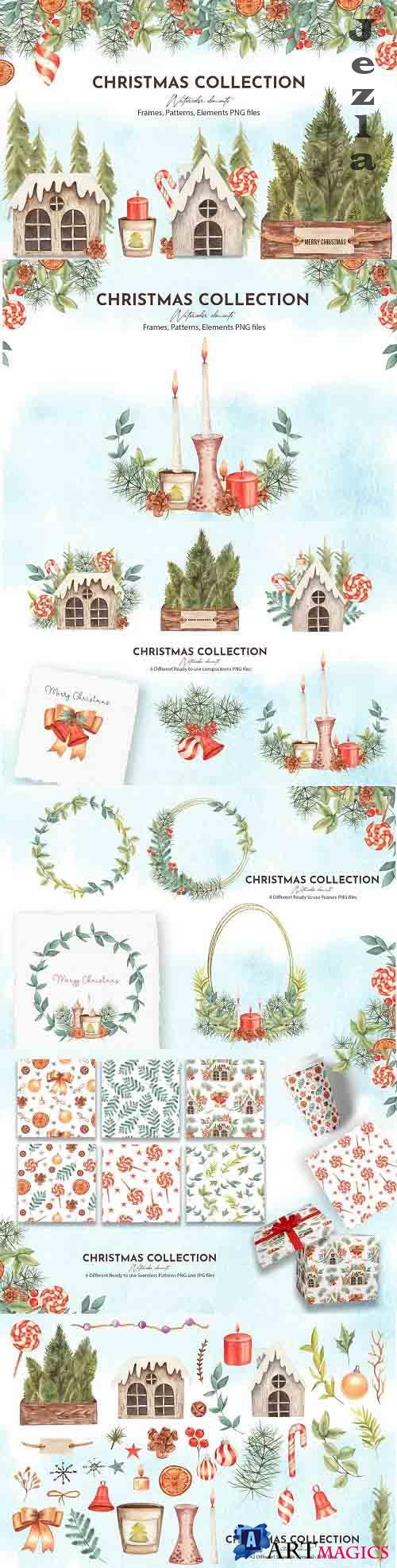 Watercolor Christmas Collection - 5635772