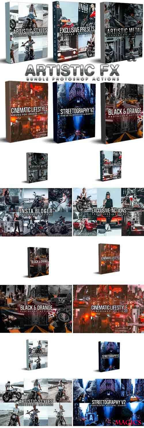 GraphicRiver - Artistic Bundle (6 in 1) Photoshop Actions 29425595