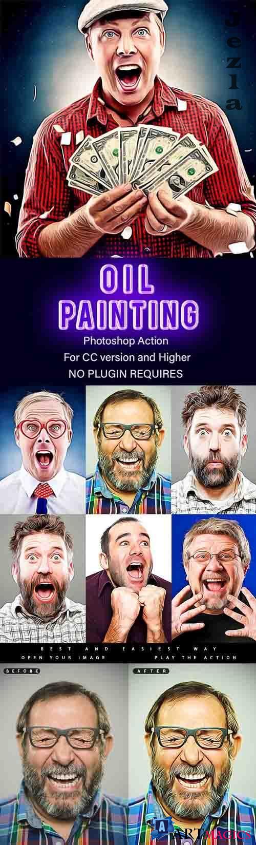 GraphicRiver - Oil Painting - Photoshop Action 28914826