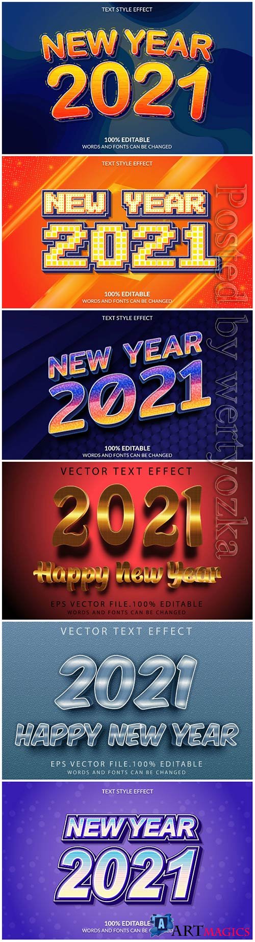 3d editable text style effect vector vol 59