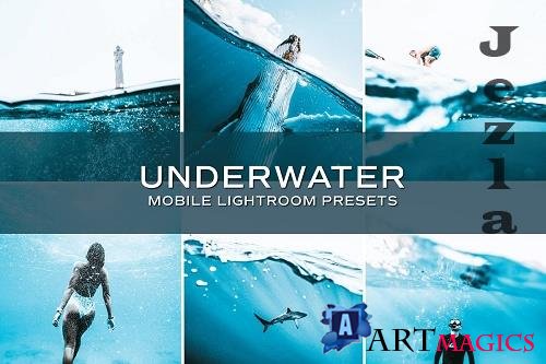CreativeMarket - 5 Underwater Lightroom Presets 5699142