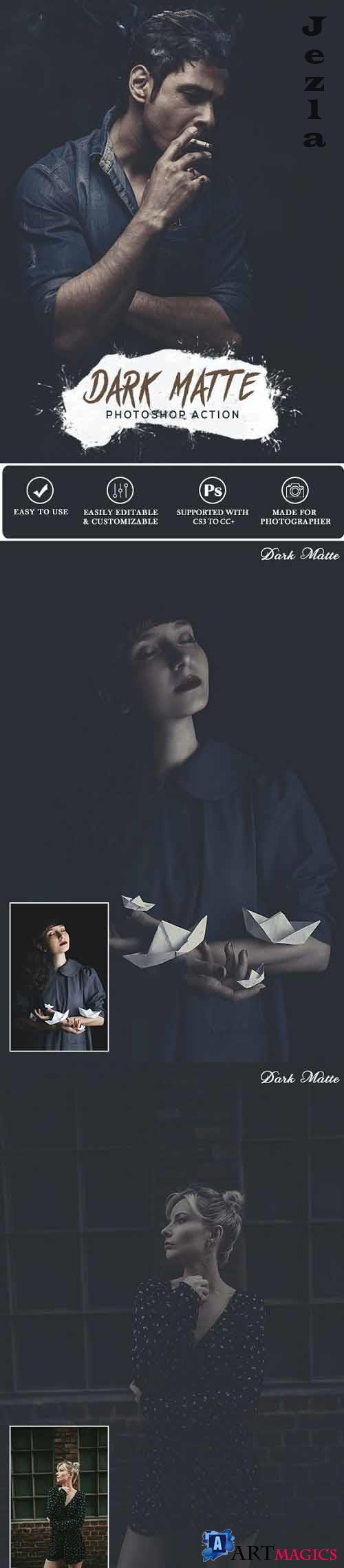 GraphicRiver - Dark Matte Photoshop Action 29272282