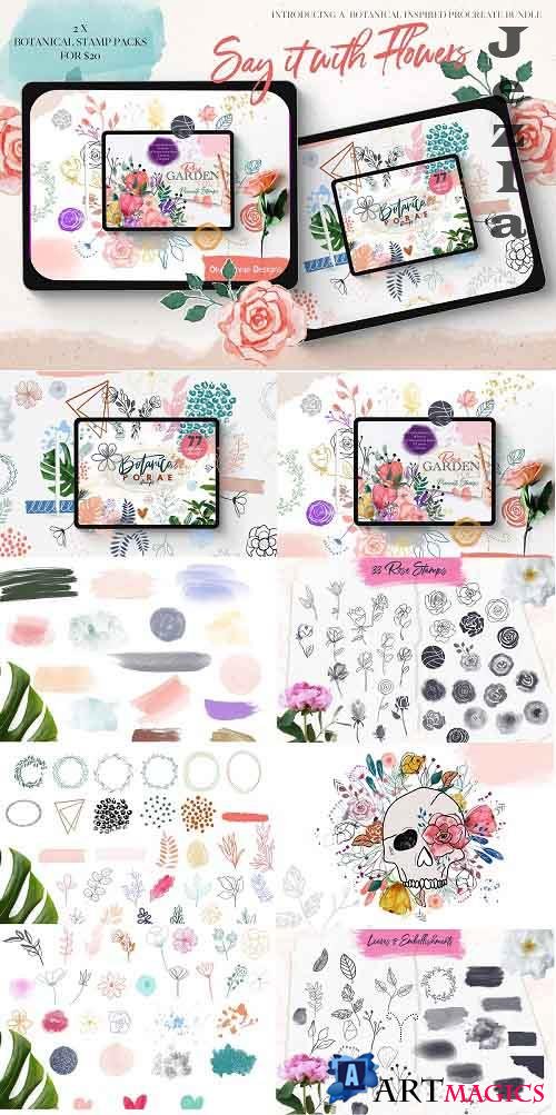 CreativeMarket - Say It With Flowers Bundle Pack - 4692468