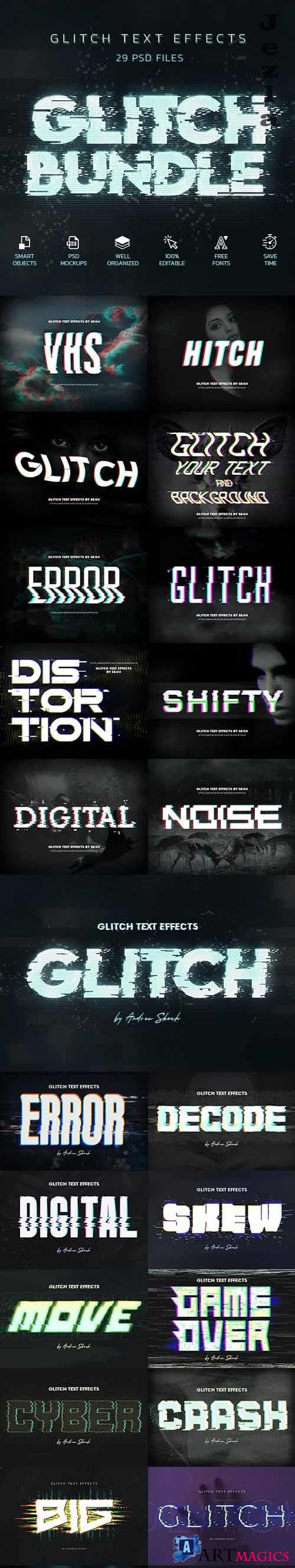 GraphicRiver - Glitch Effects Bundle 29750877