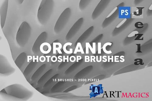 15 Organic Photoshop Stamp Brushes