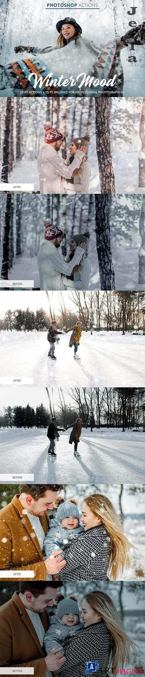 CreativeMarket - Winter Mood Actions for Photoshop - 4849563