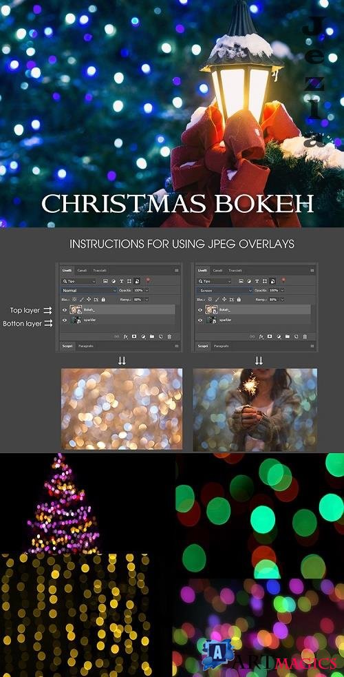 80 Bokeh Christmas, lights background - 1126594