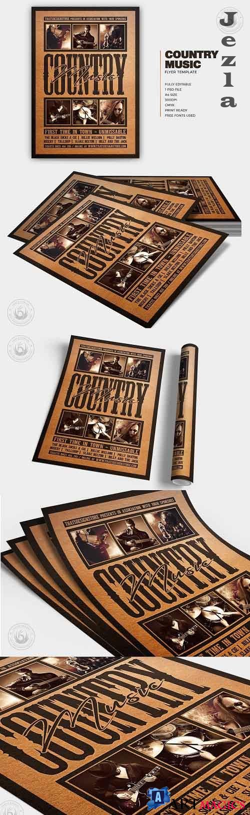 Country Music Flyer Template V4 - 5758525
