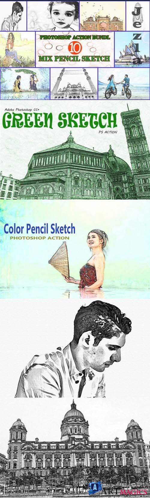 Mix Pencil Sketch Bundle