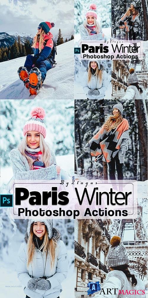 Paris Winter Photoshop Actions