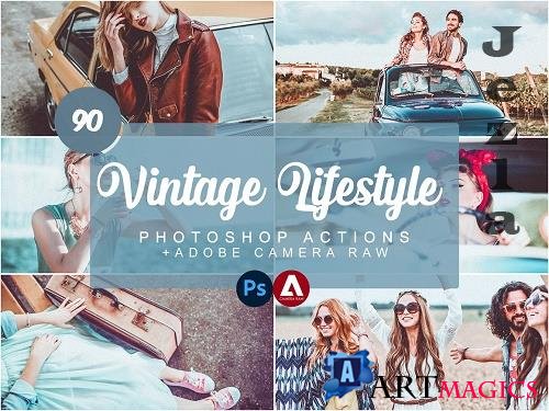 Vintage Lifestyle Photoshop Actions - 5733816