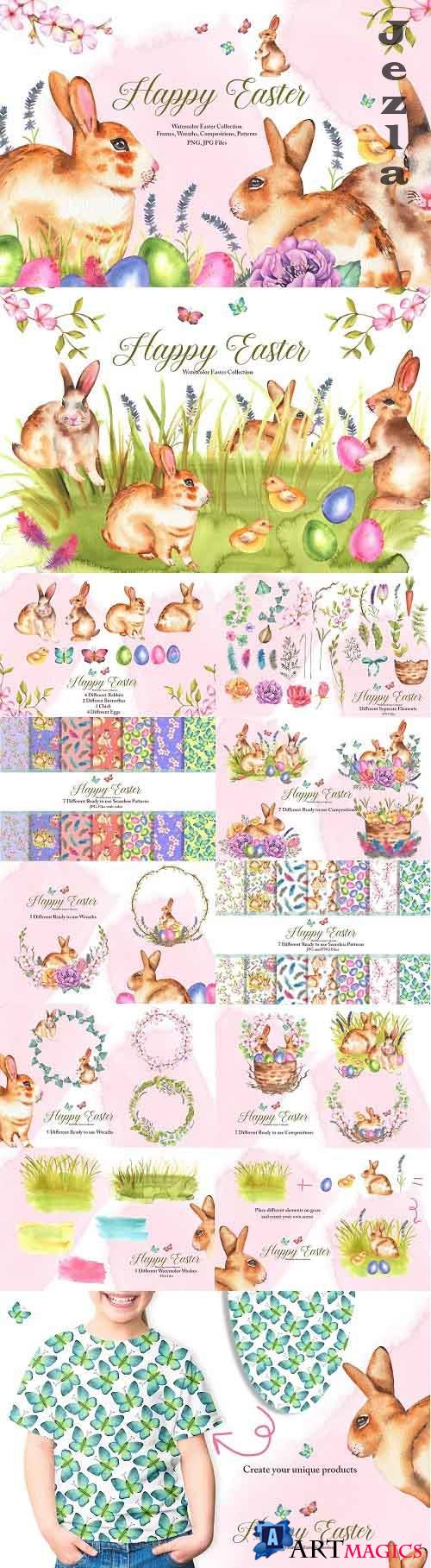 Watercolor Easter Collection - 5809040