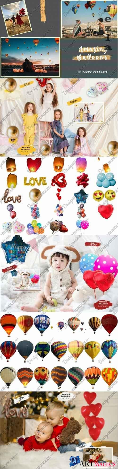 45 Amazing Balloons Photo Overlays - 1163671