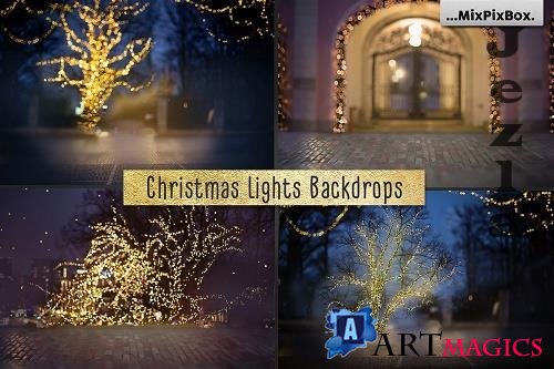 Christmas Lights Backdrops - 5814976