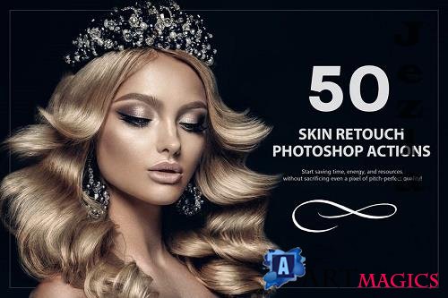 50 Skin Retouch Photoshop Actions
