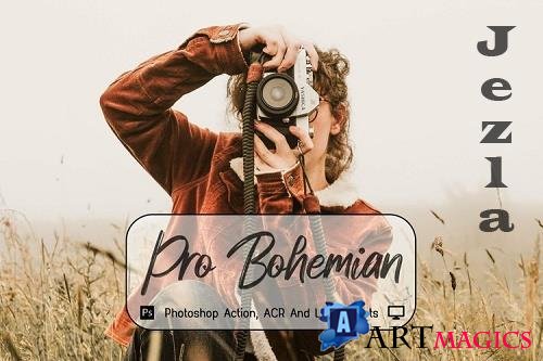 07 Pro Bohemian Photoshop Actions, ACR, LUT Presets - 1187664