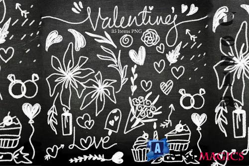 Valentine's Chalk Board-Mini Bundle - 1165658