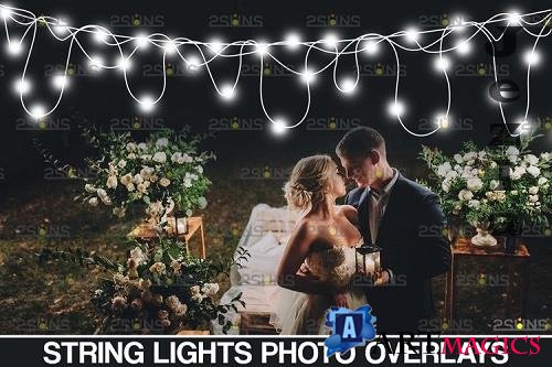 String light overlay & Christmas sparkler overlay - 1131525