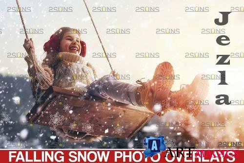 Snow overlay & Christmas overlay. Photoshop overlay - 1131532