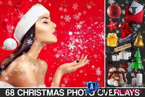 Christmas overlay & Sparkler overlay, Photoshop overlay - 1132942