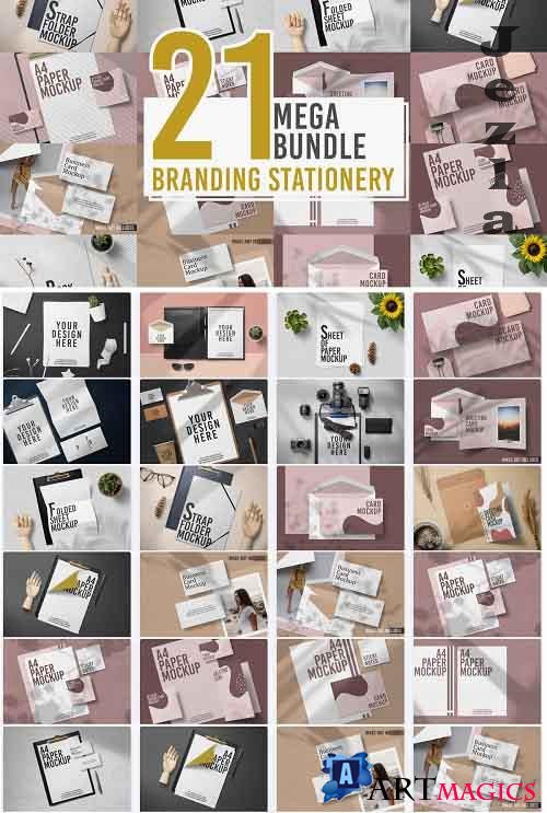 Branding Stationery Mega Bundle - 21 Premium Graphics