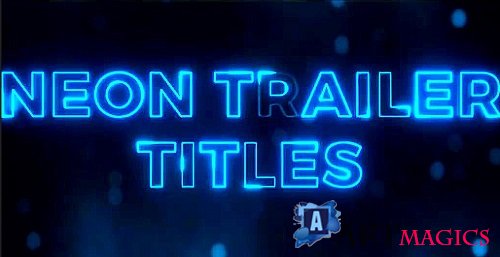 Neon Trailer Titles 875441 - Project for After Effects
