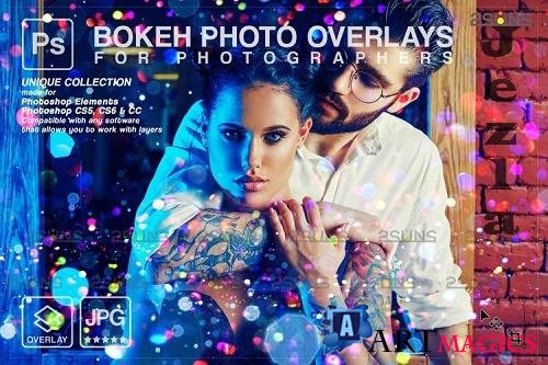 Sparkler wedding overlay & Photoshop overlay, Bokeh light V7- 1213424