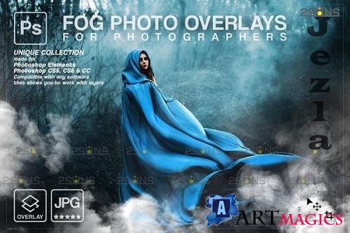 White smoke bomb overlay & Fog overlay, Photoshop overlay - 1213416