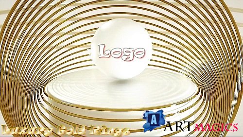 Luxury Gold Rings Logo 885972 - Project for After Effects