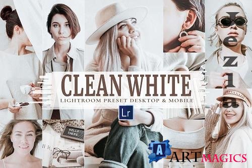 10 Clean White Mobile & Lightroom - 5927107