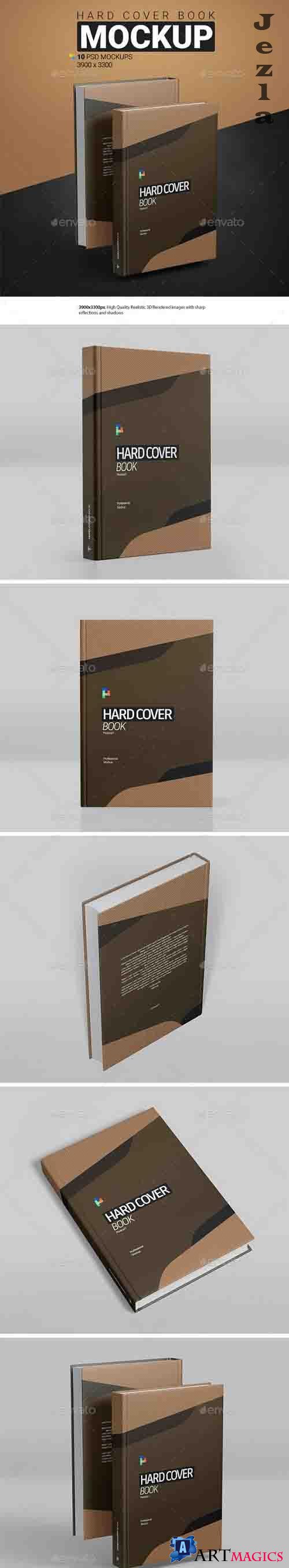 GraphicRiver - Hard Cover Book Mockup 30353249