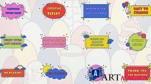 Cartoon Titles Pack 893960 - Project for After Effects