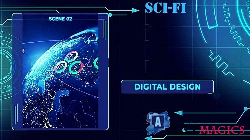 Sci-Fi Slideshow 894535 - Project for After Effects