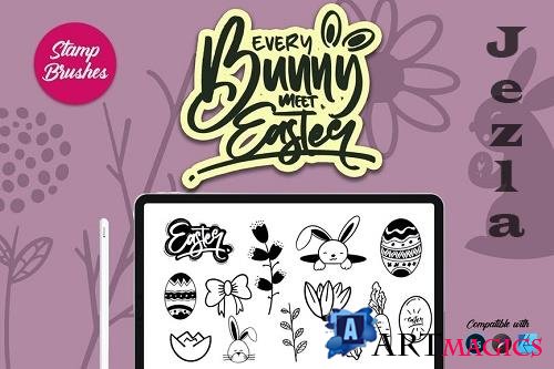 Bunny Easter | Stamp brush