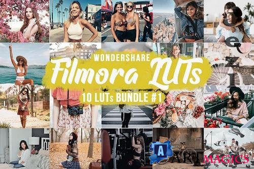 Filmora LUTs Bundle#1 - Video LUTs for Filmora