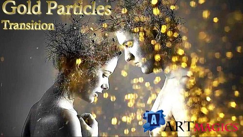 Gold Particles Transition 899329 - Final Cut Pro Templates