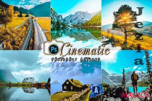 12 Cinematic Travel Photoshop Actions