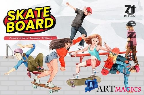 Skateboarding is funning sport - 5965137